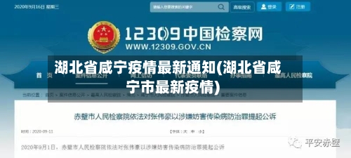 湖北省咸宁疫情最新通知(湖北省咸宁市最新疫情)-第1张图片
