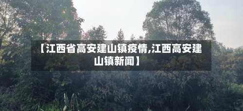 【江西省高安建山镇疫情,江西高安建山镇新闻】-第1张图片