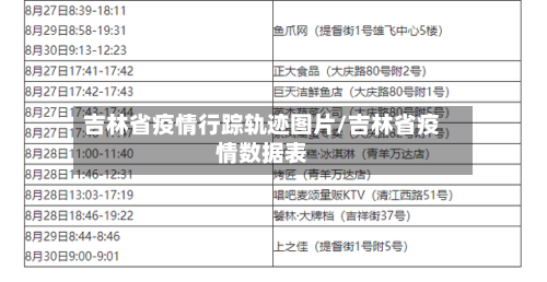 吉林省疫情行踪轨迹图片/吉林省疫情数据表-第1张图片