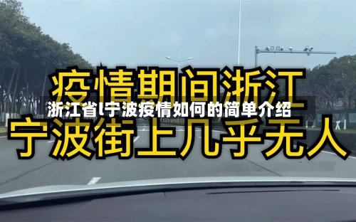 浙江省l宁波疫情如何的简单介绍-第1张图片