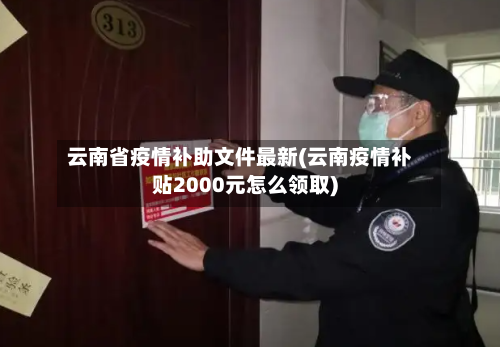 云南省疫情补助文件最新(云南疫情补贴2000元怎么领取)-第3张图片
