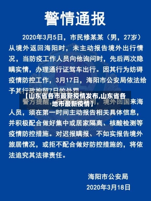 【山东省各市最新疫情发布,山东省各地市最新疫情】-第1张图片