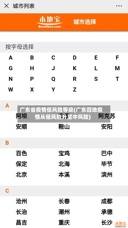 广东省疫情低风险等级(广东四地疫情从低风险升至中风险)-第1张图片