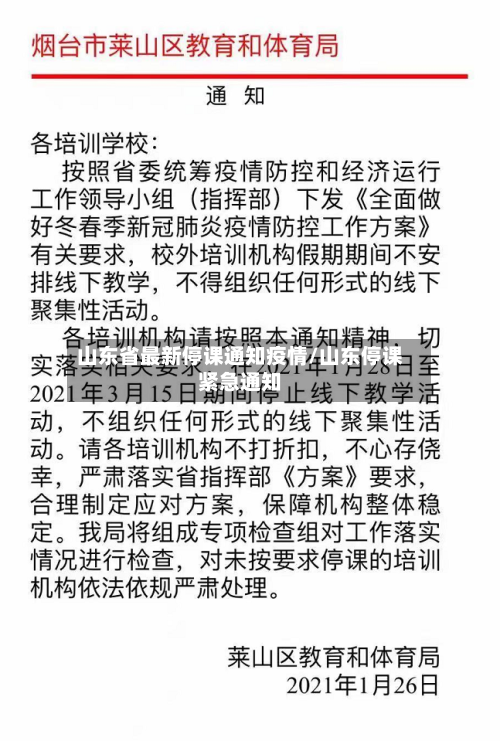 山东省最新停课通知疫情/山东停课紧急通知-第3张图片
