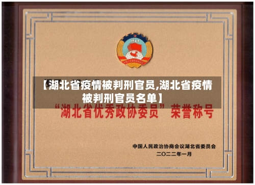 【湖北省疫情被判刑官员,湖北省疫情被判刑官员名单】-第2张图片