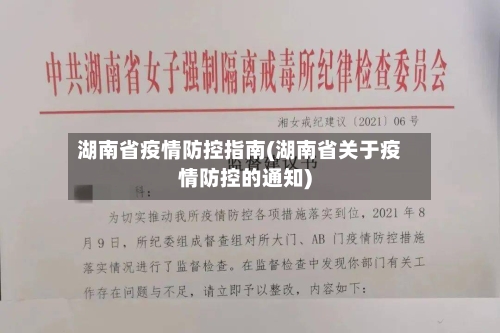 湖南省疫情防控指南(湖南省关于疫情防控的通知)-第3张图片