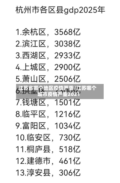 江苏省哪个地区疫情严重/江苏哪个城市疫情严重2021-第1张图片