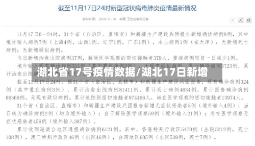 湖北省17号疫情数据/湖北17日新增-第1张图片