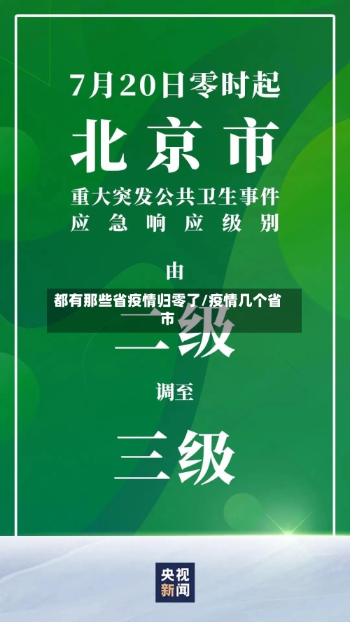 都有那些省疫情归零了/疫情几个省市-第1张图片