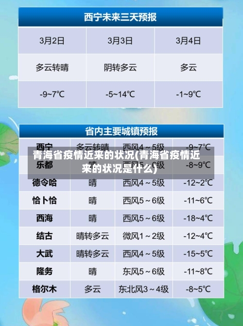 青海省疫情近来的状况(青海省疫情近来的状况是什么)-第1张图片