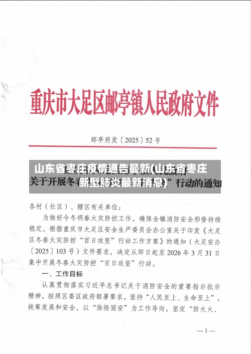 山东省枣庄疫情通告最新(山东省枣庄新型肺炎最新消息)-第1张图片