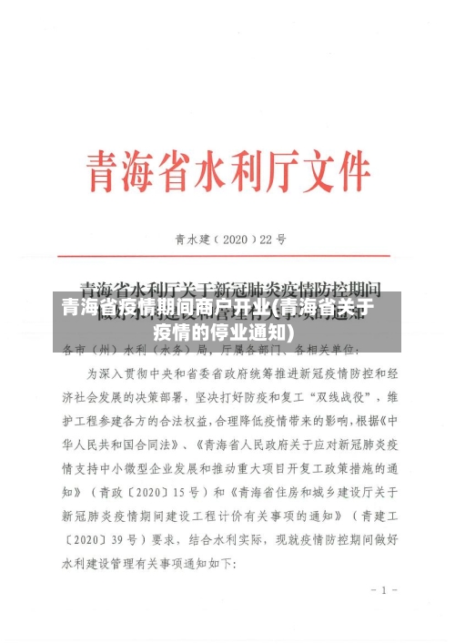 青海省疫情期间商户开业(青海省关于疫情的停业通知)-第1张图片