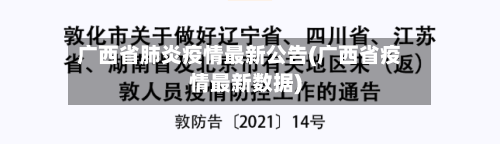 广西省肺炎疫情最新公告(广西省疫情最新数据)-第3张图片