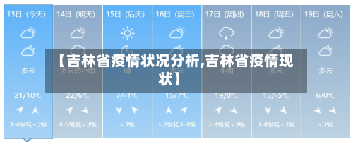 【吉林省疫情状况分析,吉林省疫情现状】-第3张图片