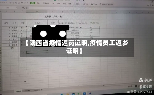 【陕西省疫情返岗证明,疫情员工返乡证明】-第3张图片