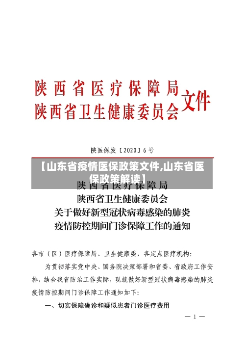 【山东省疫情医保政策文件,山东省医保政策解读】-第1张图片