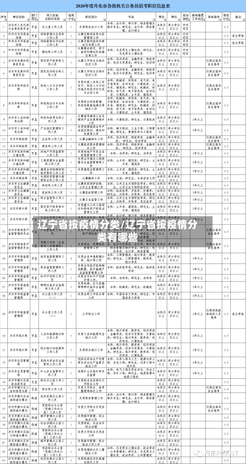 辽宁省按疫情分类/辽宁省按疫情分类有哪些-第3张图片