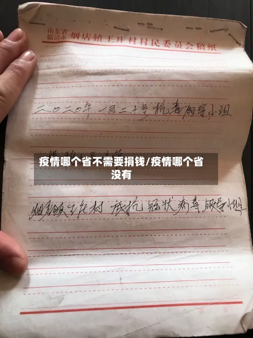 疫情哪个省不需要捐钱/疫情哪个省没有-第1张图片