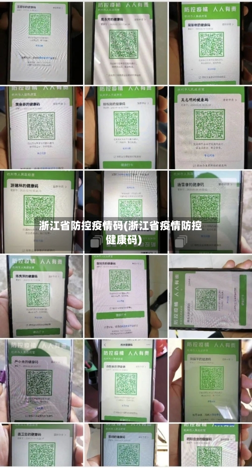 浙江省防控疫情码(浙江省疫情防控健康码)-第3张图片
