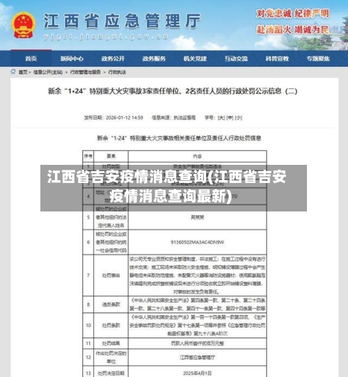 江西省吉安疫情消息查询(江西省吉安疫情消息查询最新)-第3张图片