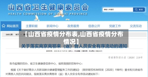【山西省疫情分布表,山西省疫情分布情况】-第1张图片