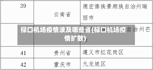 禄口机场疫情波及哪些省(禄口机场疫情扩散)-第1张图片