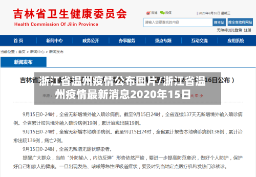 浙江省温州疫情公布图片/浙江省温州疫情最新消息2020年15日-第2张图片