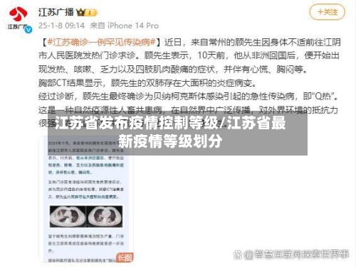 江苏省发布疫情控制等级/江苏省最新疫情等级划分-第1张图片