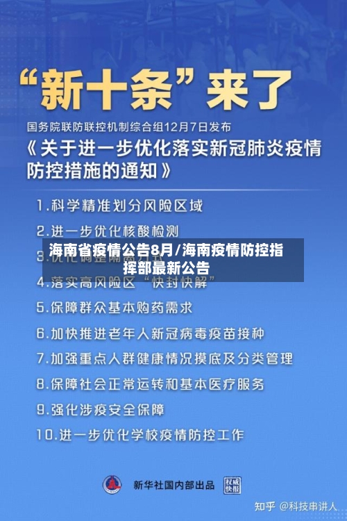 海南省疫情公告8月/海南疫情防控指挥部最新公告-第1张图片
