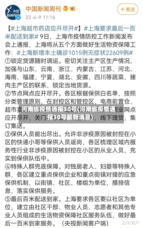 河南省疫情通报30号(河南省疫情通报30号最新消息)-第1张图片