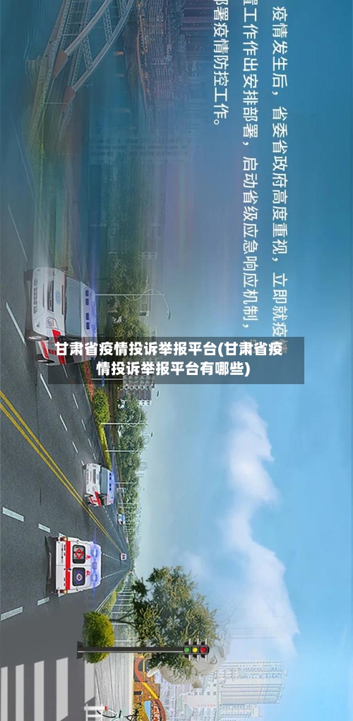 甘肃省疫情投诉举报平台(甘肃省疫情投诉举报平台有哪些)-第2张图片