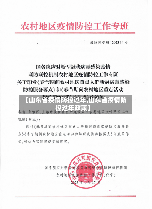 【山东省疫情防控过年,山东省疫情防控过年政策】-第1张图片