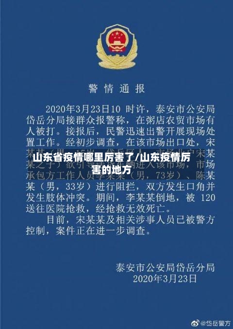 山东省疫情哪里厉害了/山东疫情厉害的地方-第2张图片