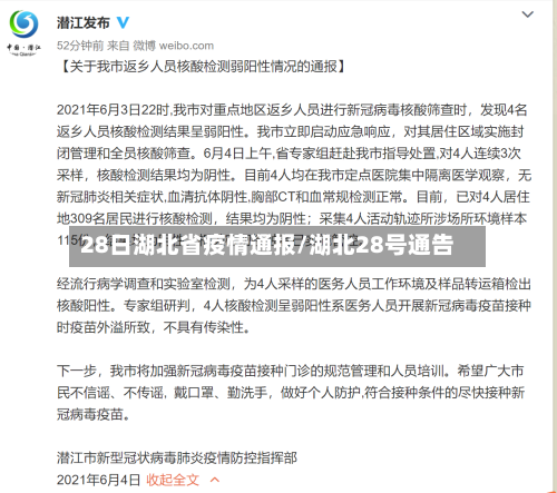 28日湖北省疫情通报/湖北28号通告-第1张图片