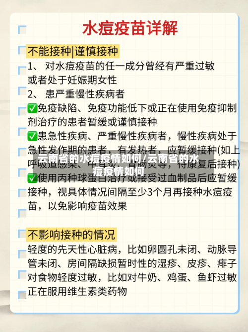 云南省的水痘疫情如何/云南省的水痘疫情如何-第1张图片