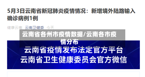 云南省各州市疫情数据/云南各市疫情分布-第3张图片