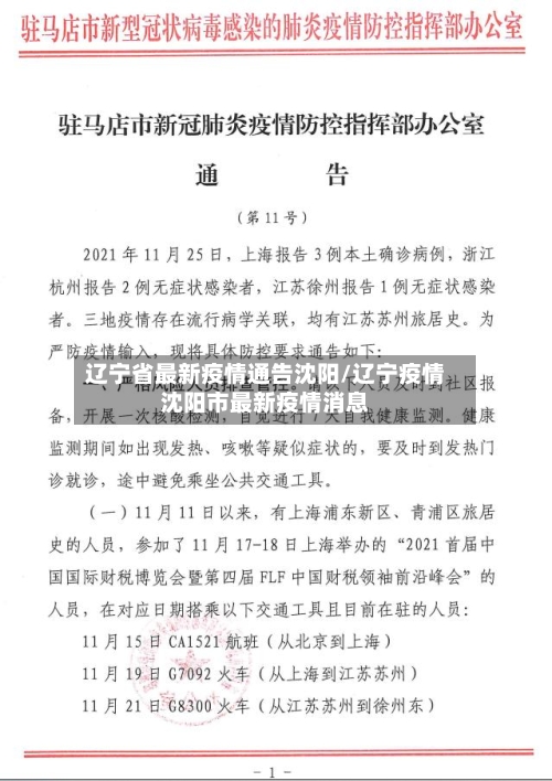 辽宁省最新疫情通告沈阳/辽宁疫情沈阳市最新疫情消息-第2张图片