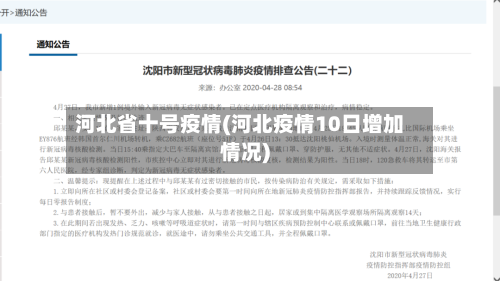 河北省十号疫情(河北疫情10日增加情况)-第2张图片