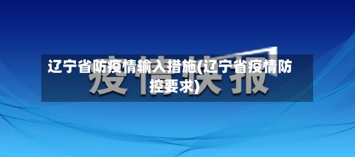 辽宁省防疫情输入措施(辽宁省疫情防控要求)-第2张图片