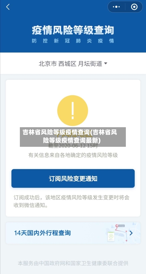 吉林省风险等级疫情查询(吉林省风险等级疫情查询最新)-第1张图片