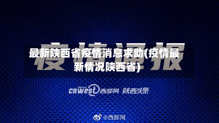 最新陕西省疫情消息求助(疫情最新情况陕西省)-第2张图片