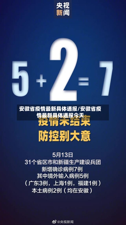 安徽省疫情最新具体通报/安徽省疫情最新具体通报今天-第1张图片