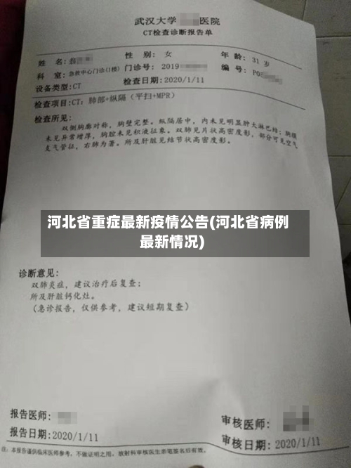 河北省重症最新疫情公告(河北省病例最新情况)-第1张图片