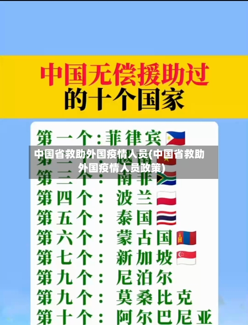 中国省救助外国疫情人员(中国省救助外国疫情人员政策)-第1张图片