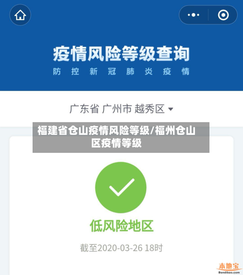 福建省仓山疫情风险等级/福州仓山区疫情等级-第2张图片