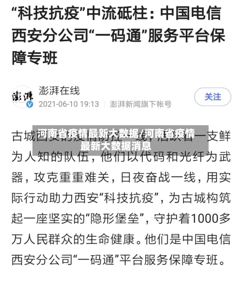 河南省疫情最新大数据/河南省疫情最新大数据消息-第2张图片