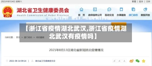 【浙江省疫情湖北武汉,浙江省疫情湖北武汉有疫情吗】-第1张图片