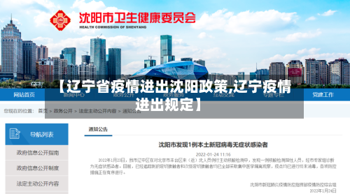 【辽宁省疫情进出沈阳政策,辽宁疫情进出规定】-第1张图片