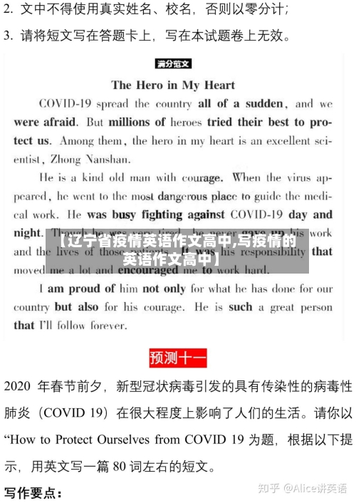 【辽宁省疫情英语作文高中,写疫情的英语作文高中】-第1张图片