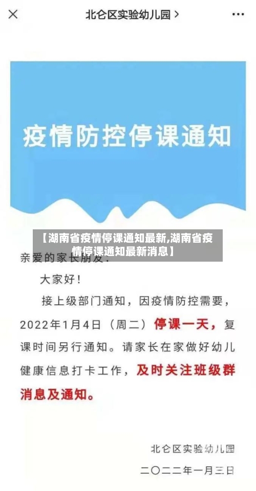 【湖南省疫情停课通知最新,湖南省疫情停课通知最新消息】-第2张图片